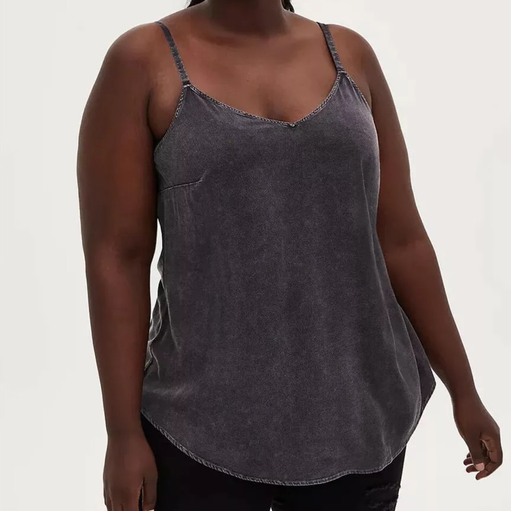 Torrid Mineral Wash Stretch Challis Cami
